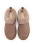 细节 - 点击放大 - UGG - Tazzelle Suede Shearling Slides