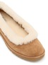 细节 - 点击放大 - UGG - Zora Suede Shearling Ballet Flats