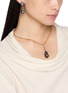 模特儿示范图 - 点击放大 - FENOMENA - Baroque Pearl Emerald Drop Earrings