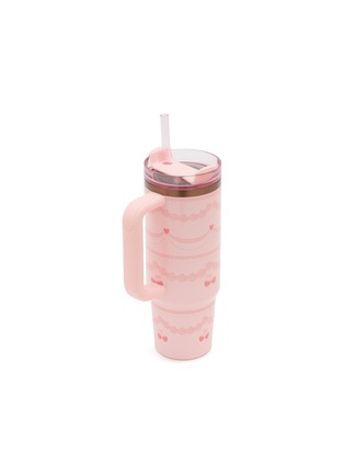 细节 –点击放大 - STANLEY - The Valentine's Day Quencher H2.0 Flowstate™ Tumbler 30oz — Pink Velvet Cake