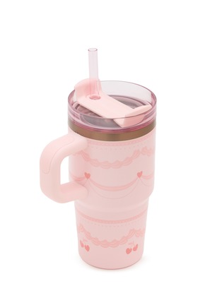 细节 –点击放大 - STANLEY - The Valentine's Day Quencher H2.0 Flowstate™ Tumbler 20oz — Pink Velvet Cake