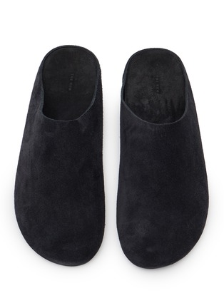 模特儿示范图 - 点击放大 - THE ROW - Hudson Leather Slides