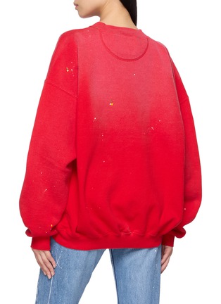 背面 - 点击放大 - SUNDAYFRUITMARKET - Upcycled Hard Rock Logo Embroidered Sweatshirt