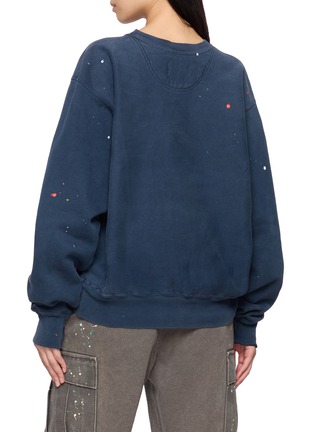 背面 - 点击放大 - SUNDAYFRUITMARKET - No.3 Floral Embroidered Paint Splatter Sweatshirt