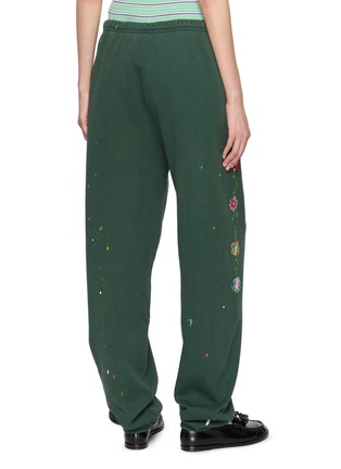 背面 - 点击放大 - SUNDAYFRUITMARKET - No.7 Champion Floral Embroidered Paint Splatter Sweatpants