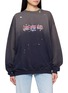 首图 - 点击放大 - SUNDAYFRUITMARKET - Upcycled Hard Rock Floral Embroidered Paint Splatter Sweatshirt
