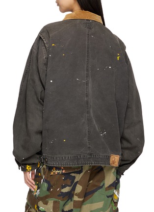 背面 - 点击放大 - SUNDAYFRUITMARKET - Logo Embroidered Upcycled Button Up Jacket