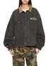 首图 - 点击放大 - SUNDAYFRUITMARKET - Logo Embroidered Upcycled Button Up Jacket