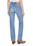 背面 - 点击放大 - SUNDAYFRUITMARKET - Upcycled Embroidered Straight Leg Cotton Denim Jeans