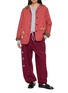 模特儿示范图 - 点击放大 - SUNDAYFRUITMARKET - Sunflower Pocket Upcycled Button Up Jacket