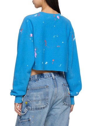 背面 - 点击放大 - SUNDAYFRUITMARKET - Paint Splatter Upcycled Cropped Sweater