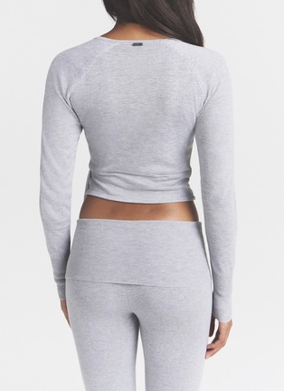正面 -点击放大 - SKIMS - ESSENTIAL KNIT 围裹针织衫