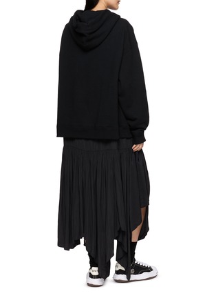 背面 - 点击放大 - MIHARA YASUHIRO - Combined Hoodie Maxi Dress