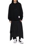 首图 - 点击放大 - MIHARA YASUHIRO - Combined Hoodie Maxi Dress