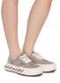 模特儿示范图 - 点击放大 - MIHARA YASUHIRO - BAKER 26 Graffiti Sole Women's Sneakers