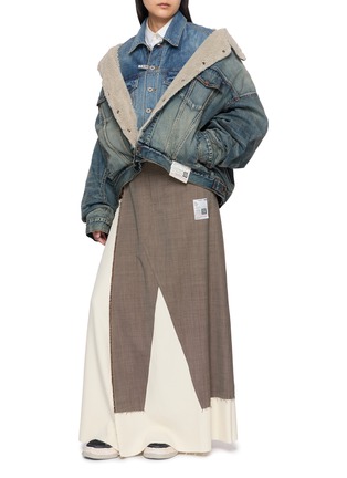 模特儿示范图 - 点击放大 - MIHARA YASUHIRO - Layered Denim Jacket