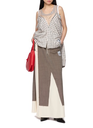 模特儿示范图 - 点击放大 - MIHARA YASUHIRO - Triple Layered Chequered Shirt