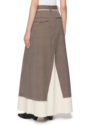背面 - 点击放大 - MIHARA YASUHIRO - Layered Wool Pants Skirt