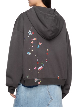 背面 - 点击放大 - MIHARA YASUHIRO - Kids Sticker Oversized Hoodie