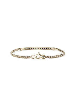 细节 - 点击放大 - JOHN HARDY - JH Essentials 14K Gold Diamond Pavé Bracelet — Size UM