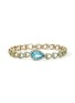 首图 - 点击放大 - JOHN HARDY - Surf 18K Gold Blue Apatite Yellow Sapphire Paraiba Tourmaline Tsavorite Emerald Bracelet — Size UM