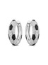 首图 - 点击放大 - DOSIS G6C - OUTLAST 01 Black Diamond Sterling Silver Hoop Earrings
