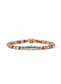 细节 - 点击放大 - JOHN HARDY - Heishi Sterling Silver Orange Citrine Beaded Bracelet — Size UM