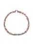 细节 - 点击放大 - JOHN HARDY - Heishi Sterling Silver Rhodolite Red Quartz Rhodochrosite Pink Opal Beaded Bracelet — Size UM