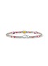 细节 - 点击放大 - JOHN HARDY - Heishi Sterling Silver Orange Citrine Rhodolite Pink Tourmaline Beaded Bracelet — Size US