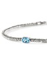 细节 - 点击放大 - JOHN HARDY - Heishi Sterling Silver Swiss Blue Topaz Rondel Bracelet — Size UM