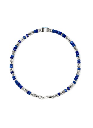 细节 - 点击放大 - JOHN HARDY - Heishi Sterling Silver Swiss Blue Topaz Beaded Bracelet — Size UM