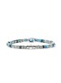 细节 - 点击放大 - JOHN HARDY - Heishi Sterling Silver Swiss Blue Topaz Beaded Bracelet — Size US