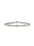 首图 - 点击放大 - JOHN HARDY - Heishi Sterling Silver Peridot Sky Blue Topaz Lemon Quartz Beaded Bracelet — Size UXS