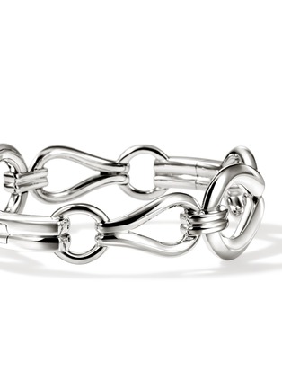  - JOHN HARDY - Surf Sterling Silver Bangle — Size M