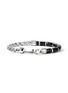 首图 - 点击放大 - JOHN HARDY - Heishi Sterling Silver Black Onyx Beaded Box Chain Bracelet — Size UM