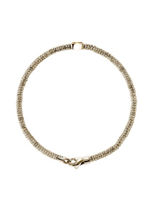 细节 - 点击放大 - JOHN HARDY - Heishi 14K Gold Citrine Rondel Bracelet — Size UM