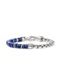 细节 - 点击放大 - JOHN HARDY - Heishi Sterling Silver Lapis Lazuli Beaded Box Chain Bracelet — Size UM