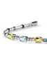  - JOHN HARDY - Heishi Sterling Silver Peridot Topaz Quartz Beaded Bracelet — Size UM