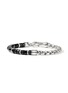 细节 - 点击放大 - JOHN HARDY - Heishi Sterling Silver Black Onyx Beaded Box Chain Bracelet — Size UL