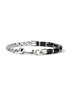 首图 - 点击放大 - JOHN HARDY - Heishi Sterling Silver Black Onyx Beaded Box Chain Bracelet — Size UL