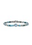 首图 - 点击放大 - JOHN HARDY - Heishi Sterling Silver Swiss Blue Topaz Beaded Bracelet — Size UXS