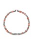 细节 - 点击放大 - JOHN HARDY - Heishi Sterling Silver Rhodolite Red Quartz Rhodochrosite Pink Opal Beaded Bracelet — Size US