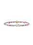 细节 - 点击放大 - JOHN HARDY - Heishi Sterling Silver Orange Citrine Rhodolite Pink Tourmaline Beaded Bracelet — Size UM