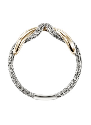 细节 - 点击放大 - JOHN HARDY - Love Knot Infinite 14K Gold Sterling Silver Ring — Size 7