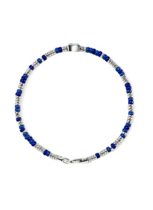 细节 - 点击放大 - JOHN HARDY - Heishi Sterling Silver Swiss Blue Topaz Beaded Bracelet — Size US
