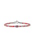 首图 - 点击放大 - JOHN HARDY - Heishi Sterling Silver Rhodolite Beaded Bracelet — Size UM