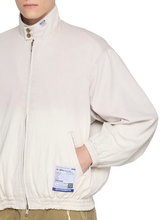  - MIHARA YASUHIRO - Sunfaded Herringbone Cotton Zip Jacket