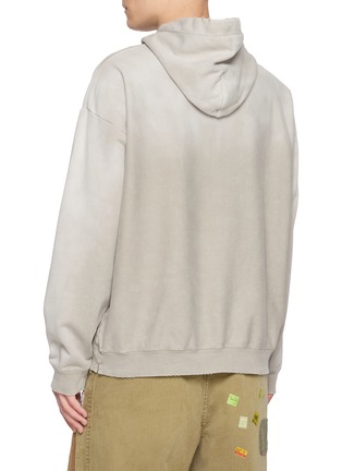 背面 - 点击放大 - MIHARA YASUHIRO - Distressed French Terry Cotton Hoodie