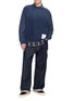 模特儿示范图 - 点击放大 - MIHARA YASUHIRO - Distressed French Terry Cotton Sweatshirt