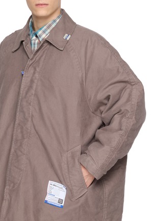  - MIHARA YASUHIRO - Oversize Logo Label Coat
